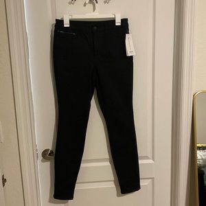 Athleta flax ultra skinny black jeans size 10